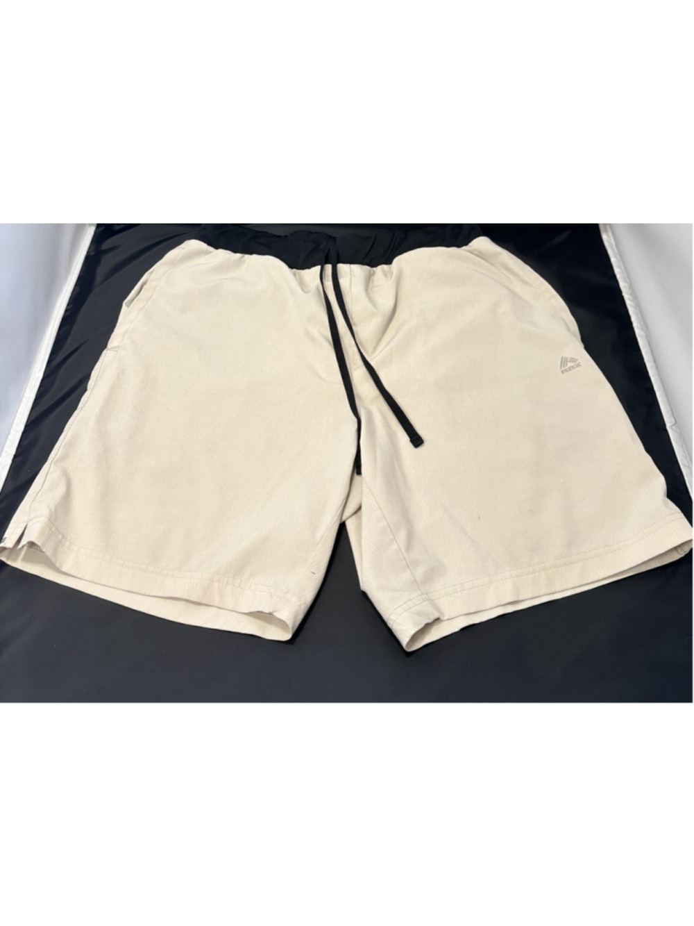 RBX Active Men's Ripstop Athletic Shorts Small Tan Beige Drawstring Gym Running